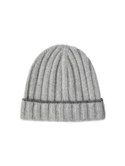 Brunello Cucinelli Men's Cashmere Rib Knit Beanie In Pattern