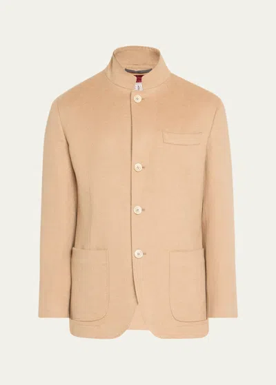 Brunello Cucinelli Men's Cashmere Sport Coat In Camel