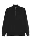 Brunello Cucinelli Cashmere High-neck Sweater In Black