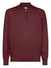 Brunello Cucinelli Pullover Mit Reissverschluss