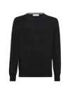 Brunello Cucinelli Men's Cashmere Sweater In Black