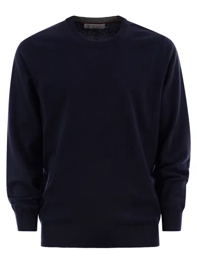 BRUNELLO CUCINELLI BRUNELLO CUCINELLI MEN CASHMERE SWEATER CREWNECK KNITWEAR