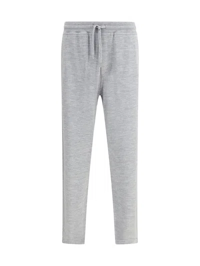 Brunello Cucinelli Men Cashmere Sweatpants In Gray