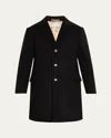 Brunello Cucinelli Men's Cashmere Topcoat In Black