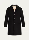 Brunello Cucinelli Men's Cashmere Topcoat In Black