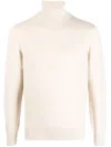 Brunello Cucinelli Men Cashmere Turtle-neck Sweater In Nude