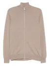 Brunello Cucinelli Zipper Cardigan High Collar
