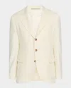 Brunello Cucinelli Men's Cavallery Twill Peak-lapel Sport Coat In Neutral