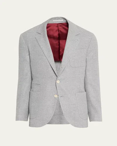 Brunello Cucinelli Men's Cavallery Twill Sport Jacket