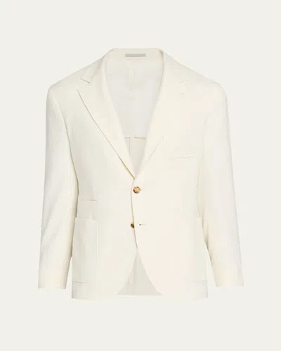 Brunello Cucinelli Men's Cavallery Twill Sport Jacket