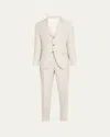 Brunello Cucinelli Men's Cavallo Two-piece Suit In Jut