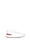 Brunello Cucinelli Low-top Knitted Sneakers In White