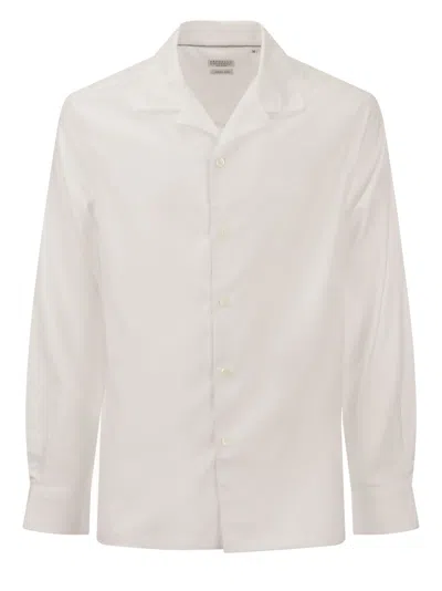 BRUNELLO CUCINELLI BRUNELLO CUCINELLI MEN CLASSIC EASY FIT COTTON SHIRT