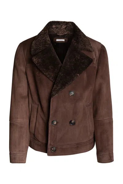 BRUNELLO CUCINELLI BRUNELLO CUCINELLI MEN COAT 1 PETTO E MEZZO