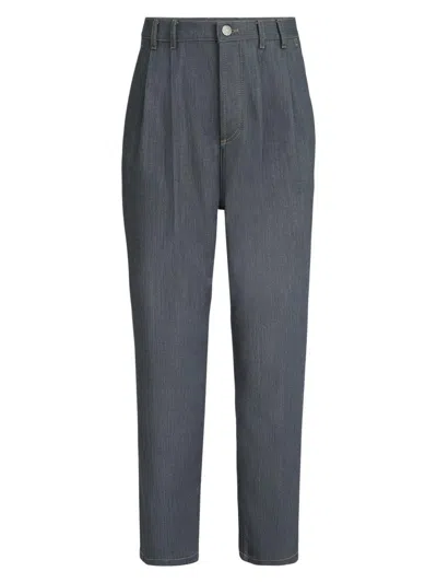 Brunello Cucinelli Men's Comfort Grayscale Denim Iconic Fit Five Pocket Trousers In Pink