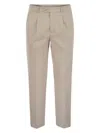 Brunello Cucinelli Comfortable Cotton Blend Trousers