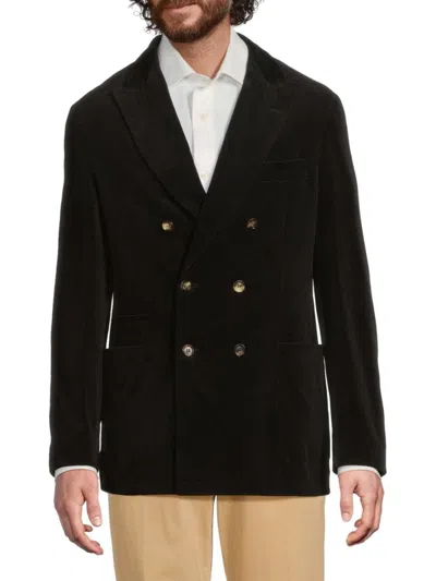 Brunello Cucinelli Men's Corduroy Cotton-cashmere Modern-fit Sport Coat In Black