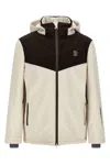 Brunello Cucinelli Corduroy Insert Ski Jacket In Neutral