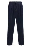 Brunello Cucinelli Corduroy Trousers Pants Blue In Blue