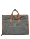 Brunello Cucinelli Men Cotton And Leather Covers