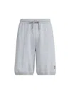 Brunello Cucinelli Cotton And Silk Blend Shorts In White