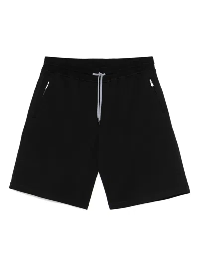 Brunello Cucinelli Men Cotton Bermuda In Black