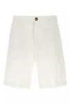 Brunello Cucinelli Cotton Bermuda Shorts Bermuda And Short White In White