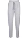 Brunello Cucinelli Light Grey Cotton Blend Sweatpants