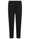 Brunello Cucinelli Men Leisure Fit Trousers In Virgin Wool Flannel With Drawstring And Double Darts In Multicolor