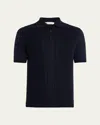 Brunello Cucinelli Knit Polo Shirt In Night