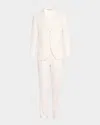 Brunello Cucinelli Men's Cotton Gabardine Suit In Beige