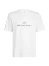 Brunello Cucinelli Men Crew-neck T-shirt With Graphic Print In Multi