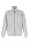 Brunello Cucinelli Zippered Sweatshirt In Gray