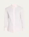 Brunello Cucinelli Men's Cotton Micro-stripe Sport Shirt In White Am