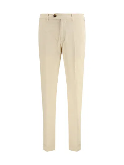 Brunello Cucinelli Men Cotton Pants In Neutral