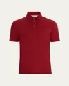 Brunello Cucinelli Men's Cotton Pique Polo Shirt