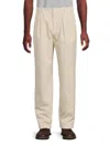 Brunello Cucinelli Men's Cotton Pleated Relaxed-leg Pants