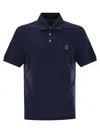 Brunello Cucinelli Polo Shirt In Blue
