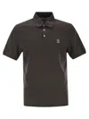 Brunello Cucinelli Cotton Polo Shirt With Printed Logo