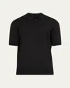 Brunello Cucinelli Silk And Cotton-blend Jersey T-shirt In Black
