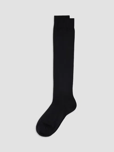 Brunello Cucinelli Men's Cotton Socks In Black