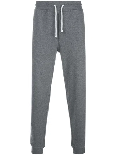 Brunello Cucinelli Men Cotton Trousers In Gray