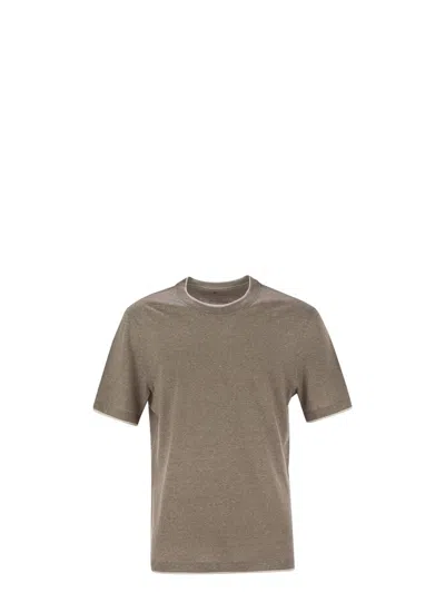 BRUNELLO CUCINELLI MEN'S CREW-NECK T-SHIRT