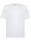 Brunello Cucinelli Cotton Jersey Crew Neck T-shirt With Faux-layering Clothing In Multicolor