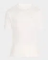 Brunello Cucinelli Men's Crewneck T-shirt With Logo In White