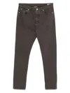 Brunello Cucinelli Men Garment-dyed Comfort Lightweight 5-pocket Jeans In Brown