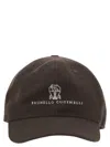 Brunello Cucinelli Logo-embroidered Linen Baseball Cap