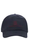 Brunello Cucinelli Logo Embroidered Baseball Cap