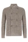 Brunello Cucinelli Double-breasted Cardigan Sweaters And Cardigans Multicolor In Multicolor