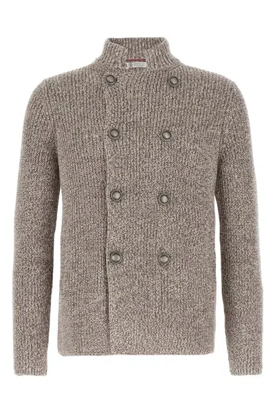 BRUNELLO CUCINELLI BRUNELLO CUCINELLI MEN DOUBLE-BREASTED CARDIGAN